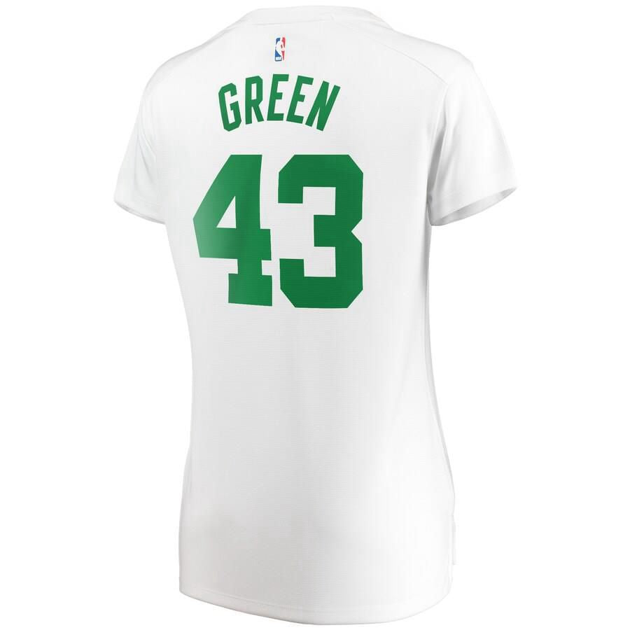 Boston Celtics Javonte Green Fanatics Branded Replica Fast Break Player Association Jersey Womens - White | Ireland X9130J5