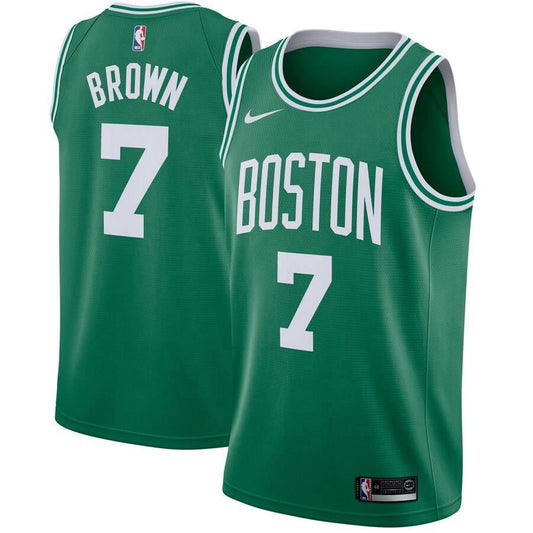 Boston Celtics Jaylen Brown Nike Swingman Icon Jersey Mens - Green | Ireland H3360Y2