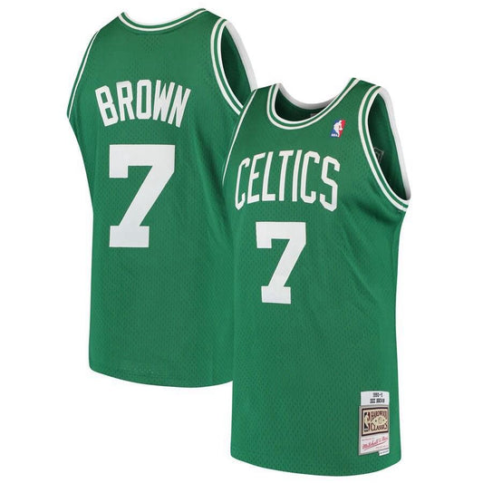Boston Celtics Dee Brown Mitchell and Ness 1985-86 Hardwood Classics Swingman Jersey Mens - Green | Ireland O3510T3