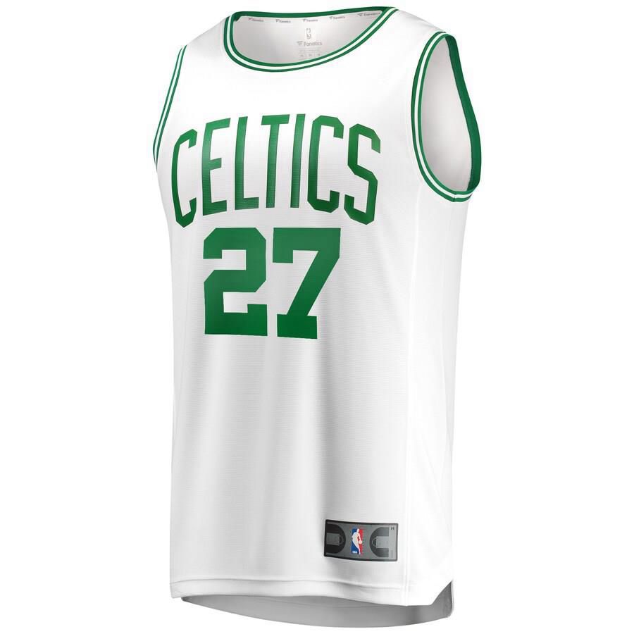 Boston Celtics Daniel Theis Fanatics Branded Replica Fast Break Player Association Jersey Mens - White | Ireland B7184B3
