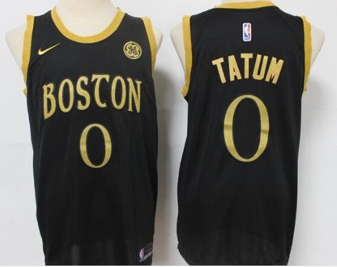 Boston Celtics Jayson Tatum Jersey Black
