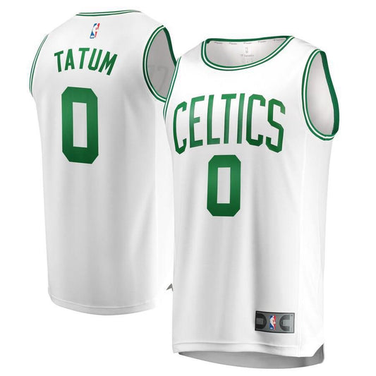 Boston Celtics Jayson Tatum Fanatics Branded Replica Away Fast Break Association Jersey Mens - White | Ireland Q0208E5