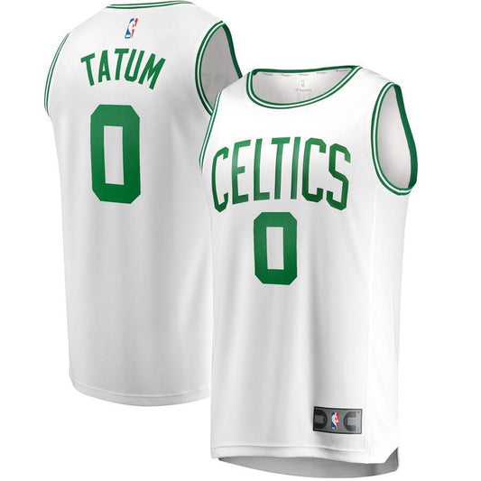 Boston Celtics Jayson Tatum Fanatics Branded Replica Fast Break Player Association Jersey Mens - White | Ireland A9765U6