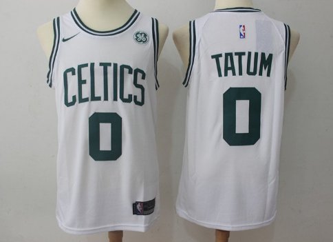 Boston Celtics #0 Jayson Tatum Jersey White Fan Edition